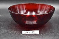Ruby Red Bowl