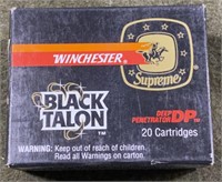 20 Rounds Black Talon  9mm