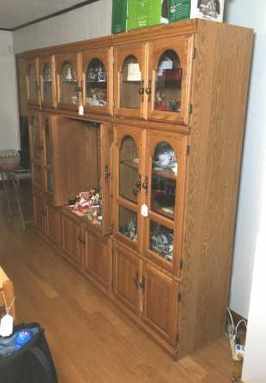 Oak Wall Unit