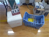Freezer Package Container, 3 Freezer Baskets