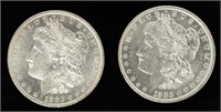 Coin  Morgan Silver Dollars Both 1883-O in AU