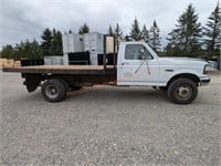 1994 Ford F Cab Chassis Flatbed Pickup