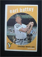 1959 TOPPS #114 EARL BATTEY WHITE SOX