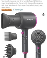 Wavytalk Professional Hair Dryer with Diffuser