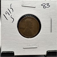 1915-S WHEAT PENNY CENT