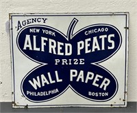 Alfred Peats Prize Wall Paper enameled adv.