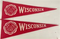 Vintage 1950’s Univ. Wisconsin Felt Pennant