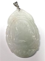 $240 Silver Jade  Pendant