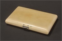 19th Century Carved Ivory Card Case,