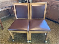 2 matching chairs