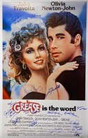Autograph Grease John Travolta Poster