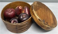 Finger Joint Pantry Wood Box & Wood Fruit