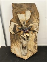 Decorative rock cross