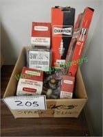 Assorted Sparkplugs and Auto Electrical