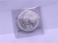 2015 1oz Silver Native American $1 Sioux Indian