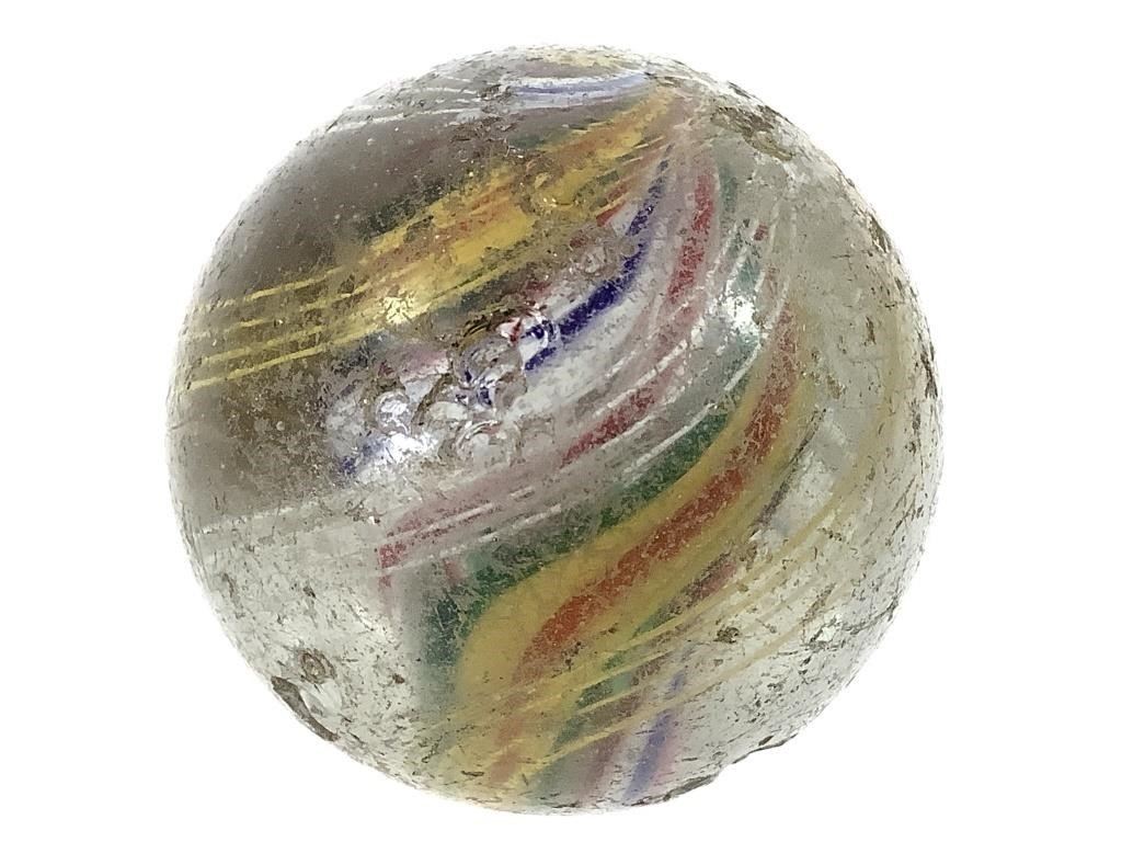 1 27/32" Antique Banded Core Latticcino Marble