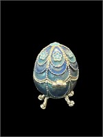 Antique Ornamental Imitation Faberge Egg Box