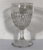 WIDE BABY BAND THUMBPRINT EAPG GOBLET C1890
