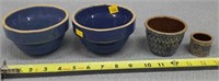 Small Stoneware Bowls & Containers