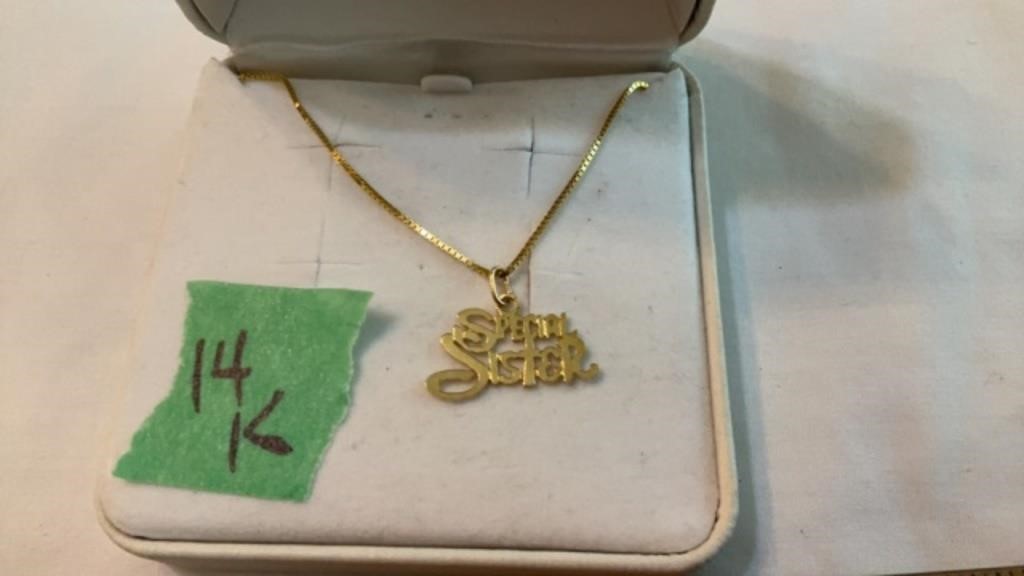 14 Kt Special Sister Necklace