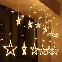 NEW $35 LED Curtain Star Lights w/8 Mode