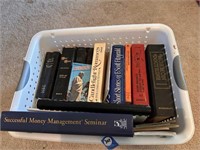 BIN OF BOOKS BIBLES AND MORE