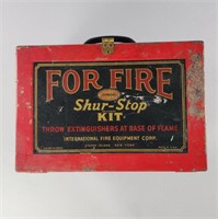 1930's For Fire Shur-Stop Kit with Extinguishers