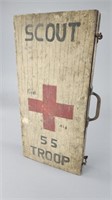 Vintage Boy Scout First Aid Box - Troop 55