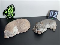 Vintage Alberta's Ceramic Molds Inc Cat and Dog