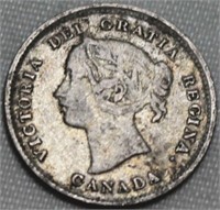 Canada 5 Cents 1896