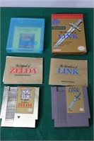 2 NES Games - Zelda / Link