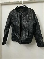 Junction West leather medium zip up jacket