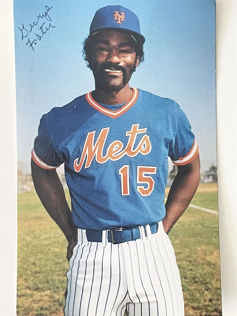 New York Mets George Foster signed photo