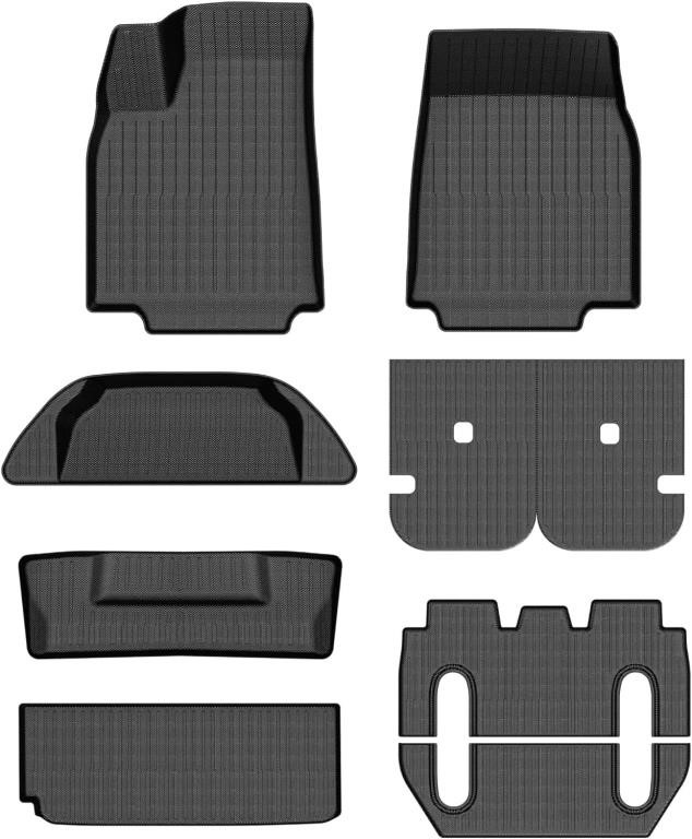 Floor Mats Fit for Tesla Model X 6 Seats, 2021-'23