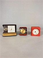 (3) Travel Alarm Clocks