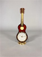 Elgin 7-Jewel Guitar Alarm Clock
