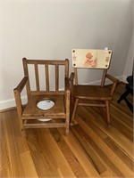 Vintage Child’s Chair and Potty