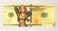 100 Usd Rogue 24k Gold Foil Bill