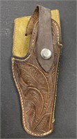 BROWN TOOLED LEATHER 380 32 22 HOLSTER