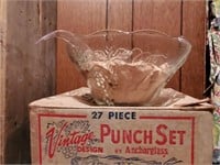 Vintage punch set
punch bowl, ladle, punch