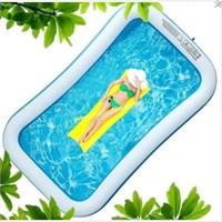 Santabay $94 Retail 10' Inflatable Pool, Above
