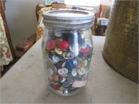 Jar of buttons