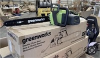 GREENWORKS 18’’ ELECTRIC CHAINSAW 40V - BRAND NEW