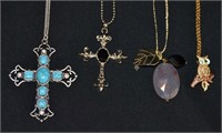 4 Various Fashion Necklaces
