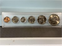 6 coin set in Whitman plastic display