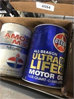 Amoco, Derby quart motor oil cans