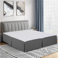 (N) Double Brushed Microfiber Pleated Easy Fit Bed