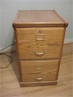 16"x 18.5"x 28" Two Drawer File Cabinet See Info