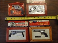 (4) Vintage Hubley Cap Pistols in Original Boxes