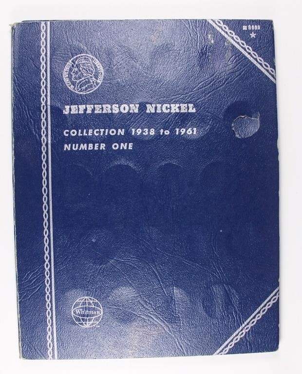 PARTIAL FILLED JEFFERSON NICKEL ALBUM